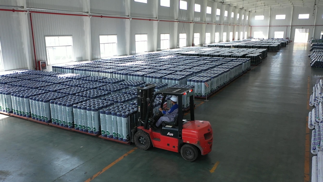 Langfang Hongyuqiao Waterproof Material Co., Ltd. γραμμή παραγωγής του κατασκευαστή
