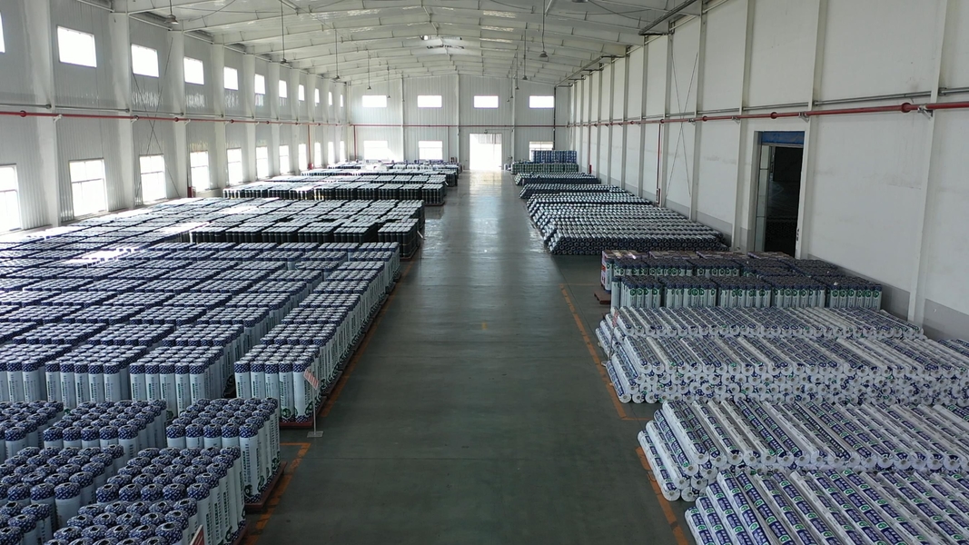 Langfang Hongyuqiao Waterproof Material Co., Ltd. γραμμή παραγωγής του κατασκευαστή